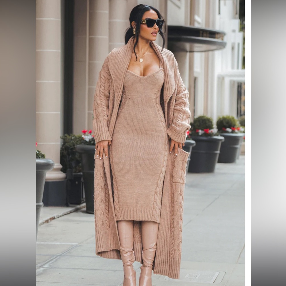 ISO ENTIRE OUTFIT Jluxlabel cardigan dusters and sweater dress